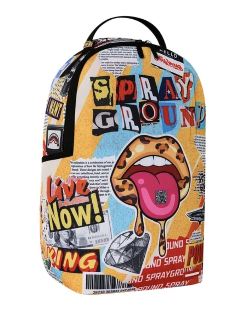 Sprayground Collage Of Fun Backpack - Picture 2 of 10